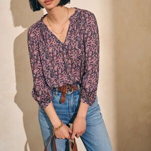 Faherty Portia Blouse